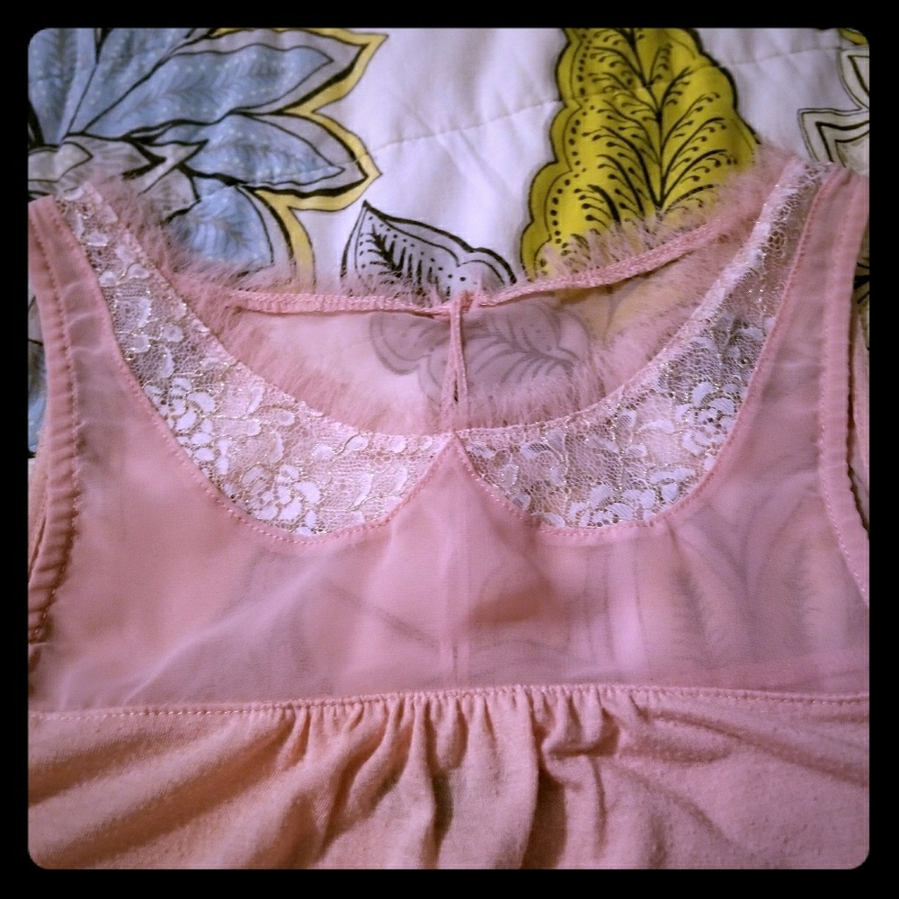 Soft pink top